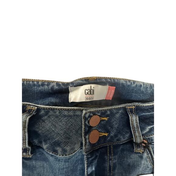 Cabi Cinch Skinny Jeans Adventure Wash Size 6 Style 4153 - Picture 8 of 10